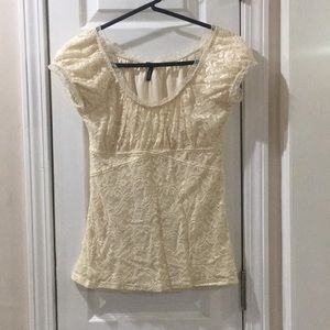 Maurices cream colored blouse